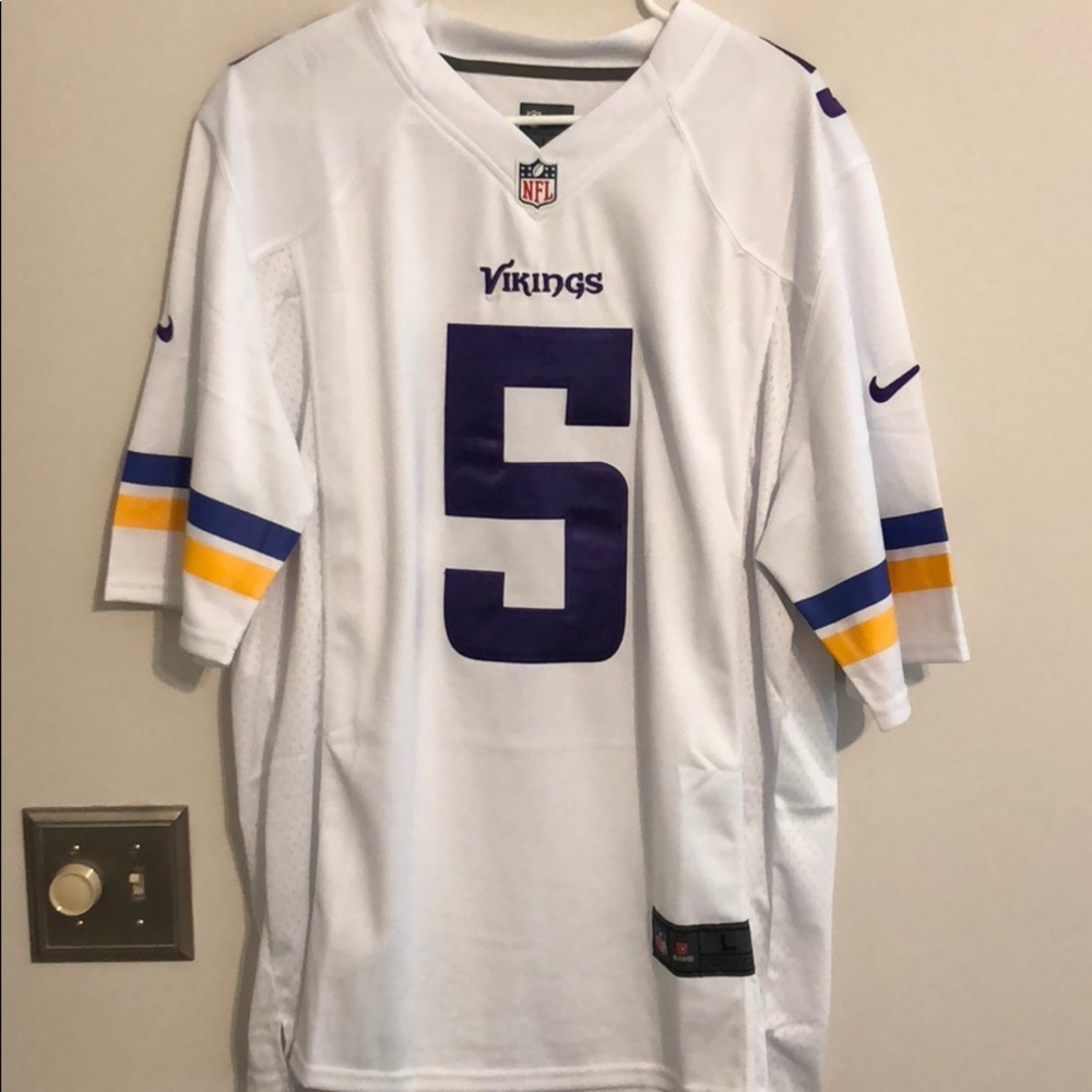 Nike On-Field Vikings Bridgewater Jersey. NWOT